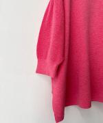 コットンミラノリブ　カーディガン